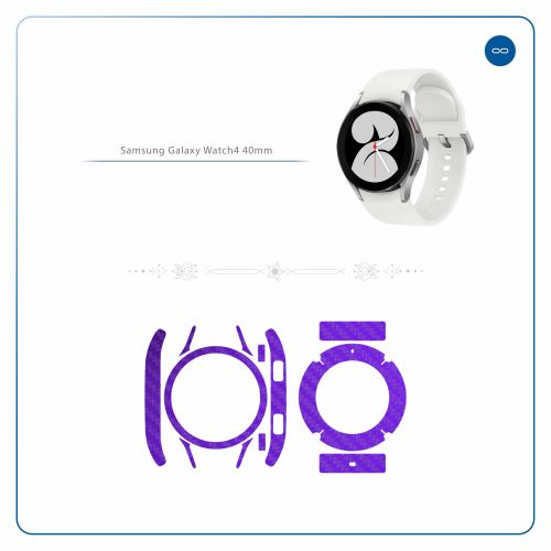 Samsung_Watch4 40mm_Purple_Fiber_2
